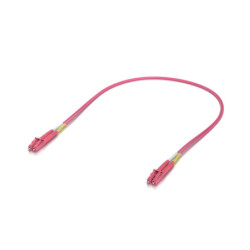 Ubiquiti Indoor OM4 Multi-mode Fiber, Duplex LC UPC Connectors, Fiber Patch Cable, 1M, 50-pack