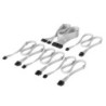 For Corsair PSU - Elite Premium Individually Sleeved Type-4 PSU Cables Starter Kit - White