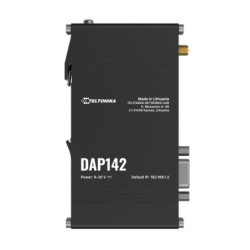 Teltonika DAP142 Industrial Access Point with RS232 & Dual RJ45, Seamless Mesh Wi-Fi 4, Passive PoE & DIN-rail Ready, PSU exc