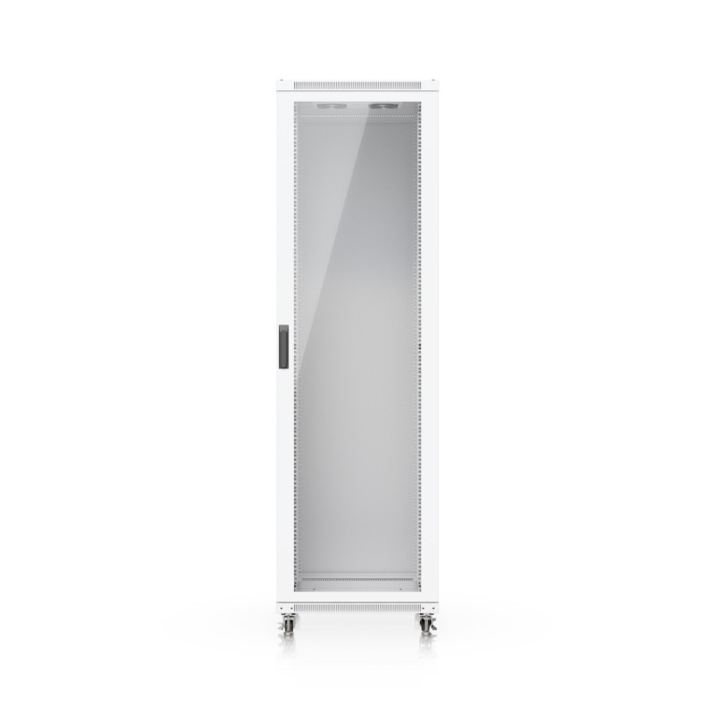 Ubiquiti 42U Rack Cabinet,Fully Assembled Floor Rack,Built-In Fans,Removable Panels,Lockable Casters,Optimal Airflow,Heavy-Du