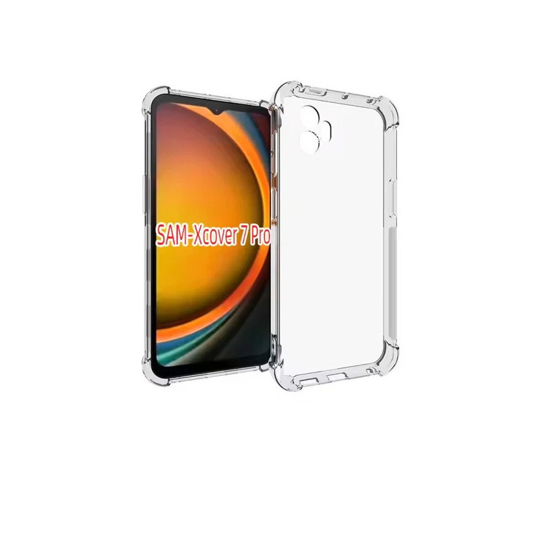 USP Samsung Galaxy Xcover7 Pro (6.6') Jelly Clear Case - Shockproof, DropProof, Tough Gel, Flexibilty, Extra Grip, 5 Years Wa