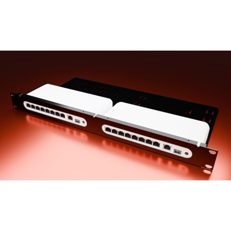 RakStuff 1U 19' Rackmount Bracket for Unifi UCG/UXG/USW Desktop Device - Rack Mountable 19' - Black Metal Construction