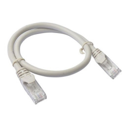 8Ware CAT6 Cable 0.25m - Grey Premium RJ45 Ethernet Network LAN UTP Patch Cord 26AWG CU Jacket
