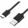 Astrotek 1m USB-C 2.0 Type-C Data Sync Charger Cable 480Mbps Strong Braided Heavy Duty Charging for Samsung Galaxy Note 8 S8 