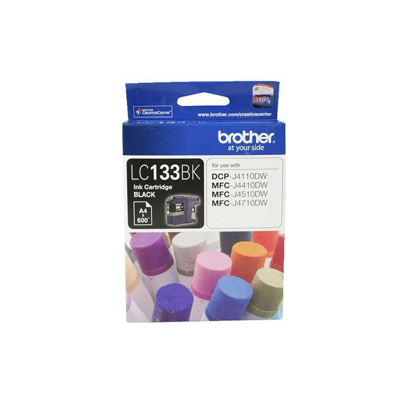Brother LC-133BK Black Ink Cartridge - MFC-J6520DW/J6720DW/J6920DW and DCP-J4110DW/MFC-J4410DW/J4510DW/J4710DW and DCP-J152W/