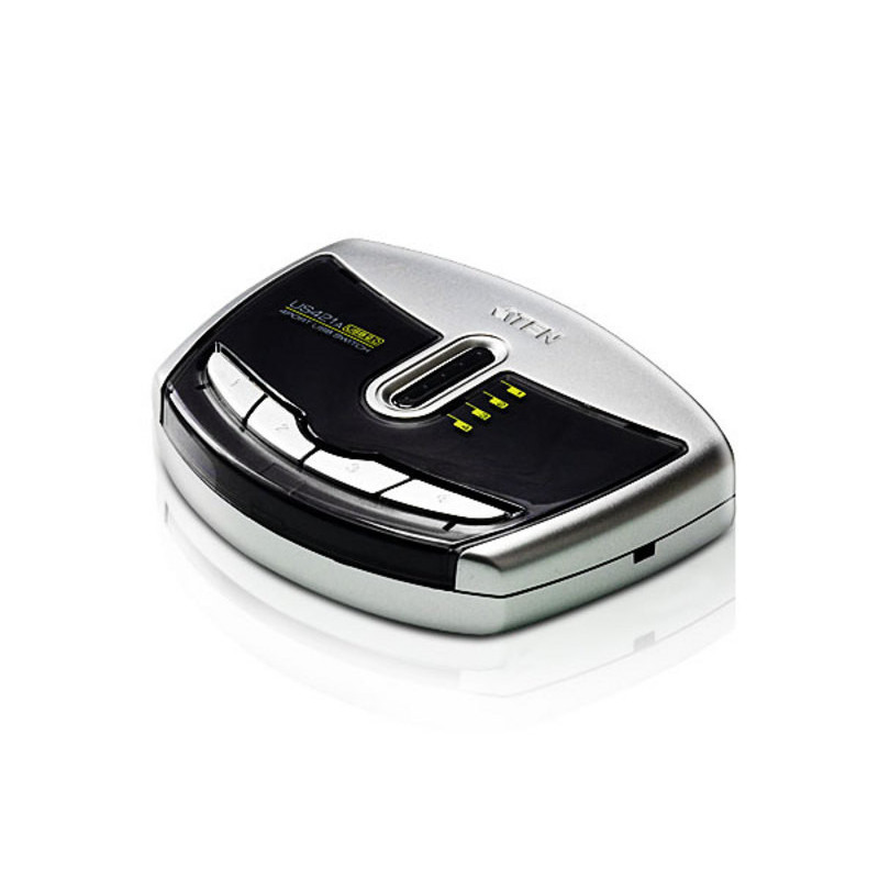 Aten Auto Peripheral Switch 4x1 USB 2.0, 4x PC, 1x USB 2.0 Ports, Auto Port Selector, Confirgurable Via Software, Hot Pluggab
