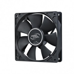 DeepCool XFAN 120 120mm Hydro Bearing Case Fan 3 Pin / Molex Connector, Black Stealth Appearance, Ideal for System Builds, Lo