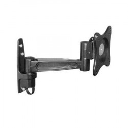 Brateck Single Monitor Wall Mount tilting & Swivel Wall Bracket Mount VESA 75mm/100mm For most 13''-27' LED, LCD flat panel T