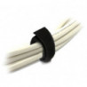 8Ware 25m x 12mm Velcro Wide Cable Tie Hook & Loop Continuous One Sided Self Adhesive Fastener Sticky Tape Roll Black