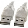 8Ware 3m USB 2.0 Cable - Type A to Type A Male to Male High Speed Data Transfer for Printer Scanner Cameras Webcam Keyboard M