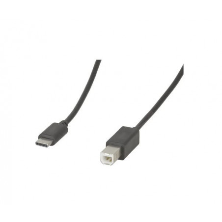 8Ware USB-B to USB-C Cable 1m Type-C to B Male to Male - 480Mbps