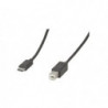 8Ware USB-B to USB-C Cable 1m Type-C to B Male to Male - 480Mbps