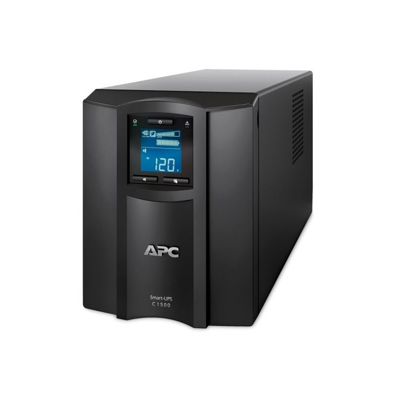 APC Smart-UPS C, Line Interactive, 1500VA, Tower, 230V, 8x IEC C13 outlets, SmartConnect port, AVR, Graphic LCD