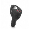 （LS） mbeat®  Gorilla Power Dual Port QC3.0 Car Charger and Cigarette Lighter Extender features built-in over heat Packag