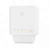 Ubiquiti UniFi USW Flex-Managed,Layer 2 Gigabit Switch with Auto-sensing 802.3af PoE Support,1x PoE In, 4x PoE Out,POE Adapte