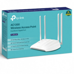 TP-Link TL-WA1201 AC1200 Wireless Access Point, AC1200 Dual-Band Wi-Fi, Passive POE, Multiple Modes, MU-MIMO, Boosted Coverag