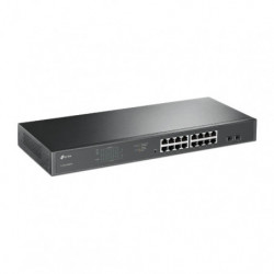 TP-Link TL-SG1218MPE 16-Port Gigabit PoE  Easy Smart Switch, 16 Gigabit RJ45 Ports, 2 SFP Slots, 802.3at/af, 192W PoE Power, 