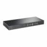 TP-Link TL-SG1218MPE 16-Port Gigabit PoE  Easy Smart Switch, 16 Gigabit RJ45 Ports, 2 SFP Slots, 802.3at/af, 192W PoE Power, 