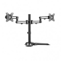 Brateck Dual Free Standing Monitor Premium Articulating Aluminum Monitor Stand Fit Most 17'-32' Monitors Up to 8kg per screen