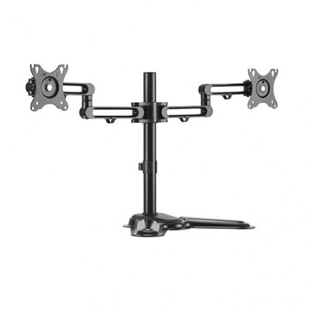 Brateck Dual Free Standing Monitor Premium Articulating Aluminum Monitor Stand Fit Most 17'-32' Monitors Up to 8kg per screen
