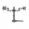 Brateck Dual Free Standing Monitor Premium Articulating Aluminum Monitor Stand Fit Most 17'-32' Monitors Up to 8kg per screen