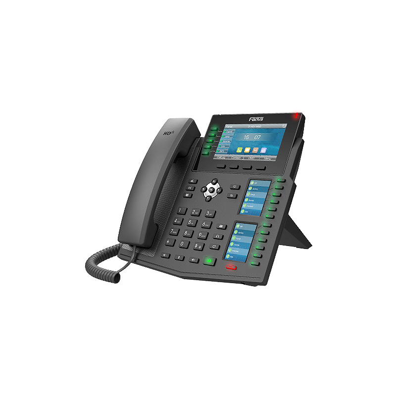 Fanvil X6U Enterprise IP Phone - 4.3' (Video) Colour Screen, 20 Lines, 60 x DSS Buttons, Dual Gigabit NIC, Built in Bluetooth
