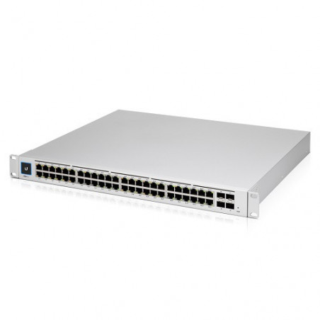 Ubiquiti UniFi 48-port Managed Gigabit Layer2 & Layer3 Switch, Auto-sensing 802.3at PoE  & 802.3bt PoE, SFP , Touch Display, 