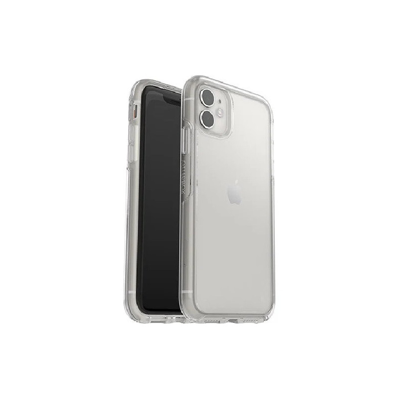 OtterBox Symmetry Clear Apple iPhone 11 Case Clear - (77-62474), DROP  3X Military Standard, Raised Edges, Ultra-Sleek, 7 Yea