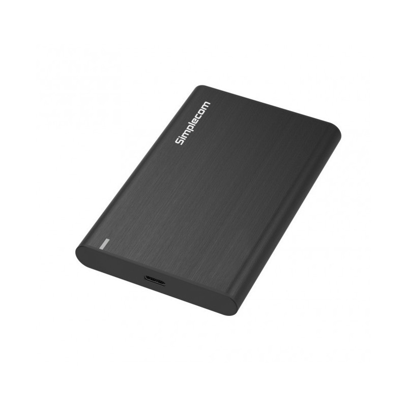 Simplecom SE221 Aluminium 2.5'' SATA HDD/SSD to USB 3.1 Enclosure Black USB 3.1 Gen 1 support up to 5Gbps data transfer rate