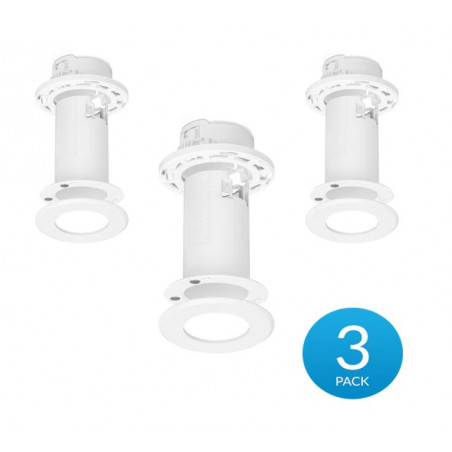 Ubiquiti Ceiling Mount 3 Pack, Compatible with U6 Mesh& FlexHD, Mounts to a Drop Ceiling Tile, Drywall Ceiling, or Solid Ceil