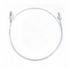 8ware CAT6 Ultra Thin Slim Cable 15m - White Color Premium RJ45 Ethernet Network LAN UTP Patch Cord 26AWG for Data