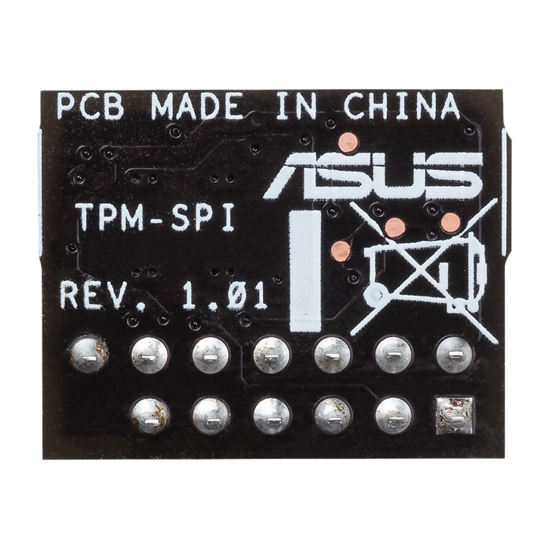 ASUS TPM-SPI Trusted Platform Module, Serial Peripheral Interface, Hardware-based Security, Supports TPM 2.0 for Windows 11