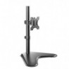 Brateck Single Free Standing Screen Economical double Joint Articulating Stell Monitor Stand Fit Most 13'-32' Monitor Up to 8