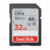SanDisk Ultra 32GB SDHC SDXC UHS-I Memory Card 120MB/s Full HD Class 10 Speed Shock Proof Temperature Proof Water Proof X-ray