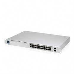 Ubiquiti UniFi 24 port Managed Gigabit Layer2 & Layer3 Switch, Auto-sensing 802.3at PoE  & 802.3bt PoE, SFP , Touch Display -