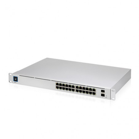 Ubiquiti UniFi 24 port Managed Gigabit Layer2 & Layer3 Switch, Auto-sensing 802.3at PoE  & 802.3bt PoE, SFP , Touch Display -