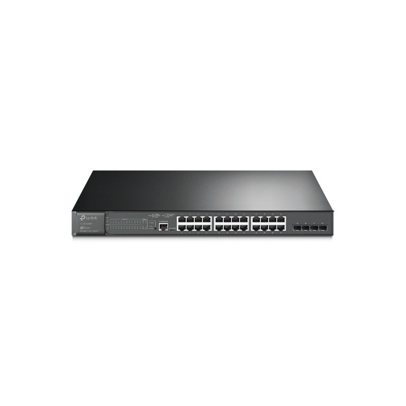 TP-Link SG3428MP Omada 28-Port PoE  Gigabit L2  Managed Switch with 4 SFP Slots, Integration with Omada SDN Controller,Static