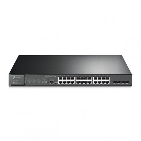 TP-Link SG3428MP Omada 28-Port PoE  Gigabit L2  Managed Switch with 4 SFP Slots, Integration with Omada SDN Controller,Static