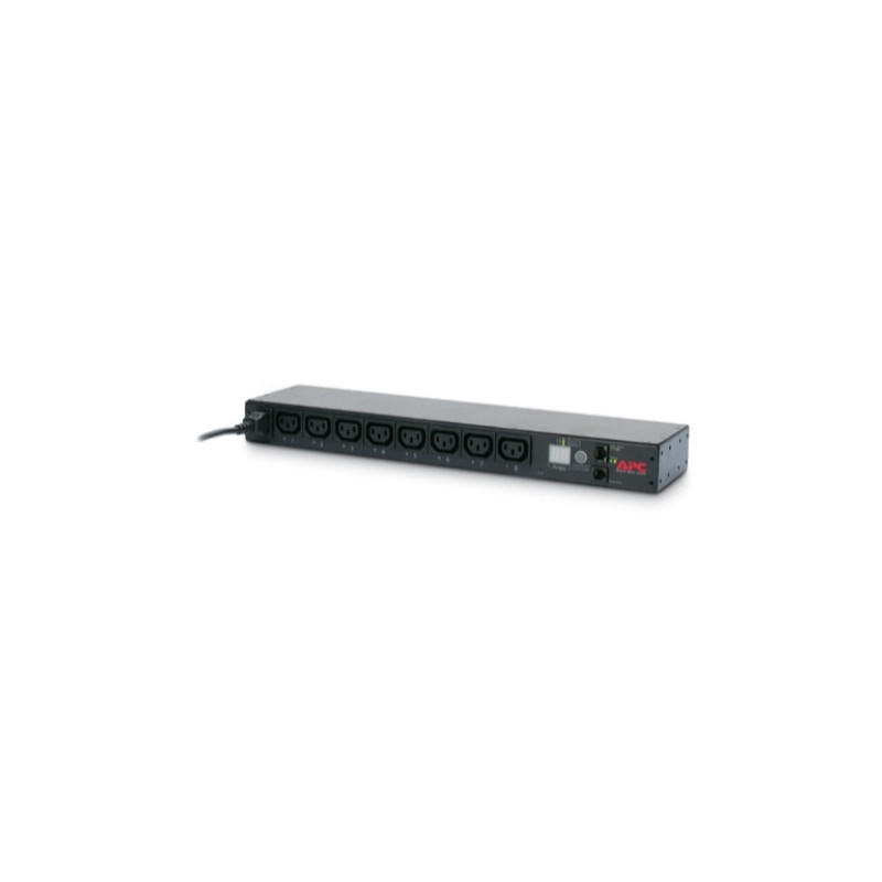 APC Netshelter Switched Rack PDU, 1U, 230V/10A C14 Cord Input, 8x IEC C13 Outlets