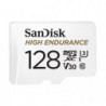 SanDisk High Endurance 128GB microSD 100MB/s 40MB/s 10K hrs 4K UHD C10 U3 V30 -40°C to 85°C Heat Freeze Shock Temperature W