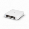 Ubiquiti UniFi Switch Lite 16 PoE, Layer 2, 16x GbE RJ45 Ports, 8x 802.3at PoE  Ports, 45W PoE, Silent Operation, Wallmount K