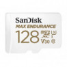 SanDisk Max Endurance 128GB microSD 100MB/s 40MB/s 20K hrs 4K UHD C10 U3 V30 -40°C to 85°C Heat Freeze Shock Temperature Wa
