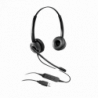 Grandstream GUV3000 Dual Ear USB Headset, Noise Canceling Microphone, HD Audio, 2m USB Cable, Suits Teams, Zoom, 3CX, Inline 