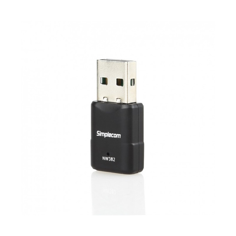 Simplecom NW382 Mini Wireless N USB WiFi Adapter 802.11n 300Mbps