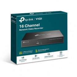TP-Link VIGI NVR1016H 16 Channel Network Video Recorder, 24/7 Continuous Recording, Up To 10TB, 16 Channel Live View, UpTo 8M