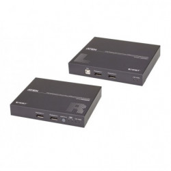 Aten CE924 USB DisplayPort Dual View HDBaseT™ 2.0 KVM Extender (4K@100m- Single View), EDID Buffer, HDCP Compatible, Built-