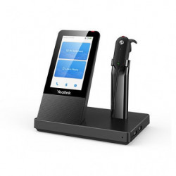 Yealink WH67 UC DECT Wireless Convertible Headset, UC Workstation, HD Voice,2-Mic Noise Cancellation,Teams Certified, Lightwe