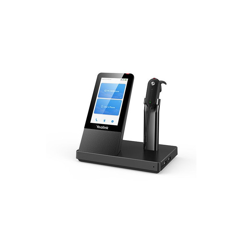 Yealink WH67 UC DECT Wireless Convertible Headset, UC Workstation, HD Voice,2-Mic Noise Cancellation,Teams Certified, Lightwe