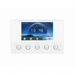 Fanvil i51W Indoor SIP Station, 4 SIP Lines, 5 Buttons, PoE, 4.3' Colour Screen, Linux, ONVIF, 2Yr Warranty