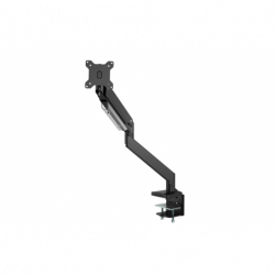 Brateck Single Monitor Heavy-Duty Gas Spring Aluminum Monitor Arm Fit Most 17'-35' Monitor Up to15kg per screen (LS)